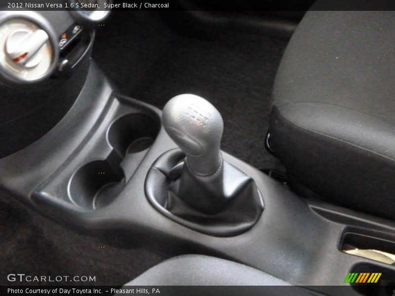 Super Black / Charcoal 2012 Nissan Versa 1.6 S Sedan