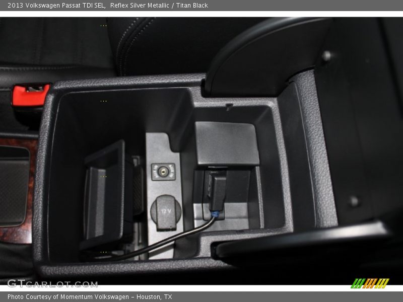 Reflex Silver Metallic / Titan Black 2013 Volkswagen Passat TDI SEL