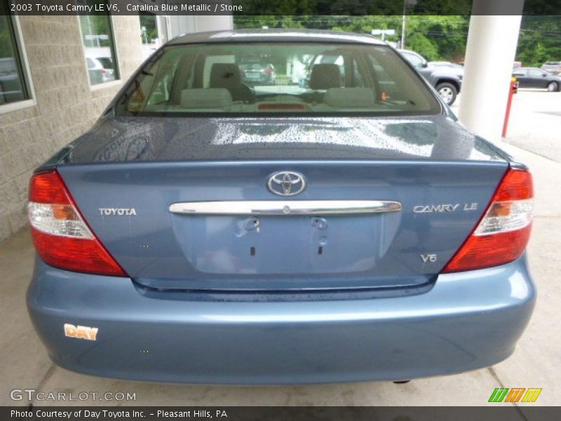 Catalina Blue Metallic / Stone 2003 Toyota Camry LE V6