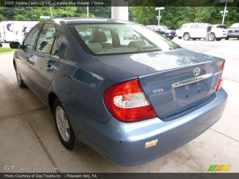 Catalina Blue Metallic / Stone 2003 Toyota Camry LE V6