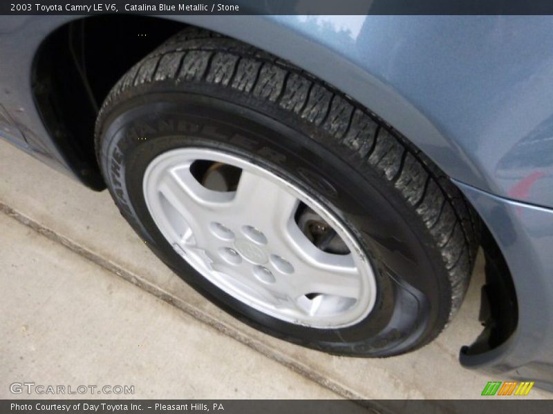 Catalina Blue Metallic / Stone 2003 Toyota Camry LE V6