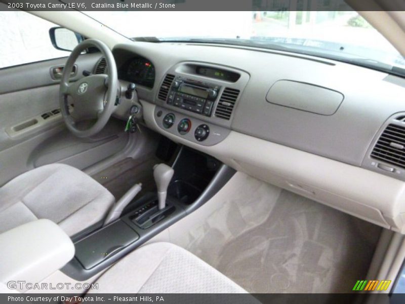 Catalina Blue Metallic / Stone 2003 Toyota Camry LE V6