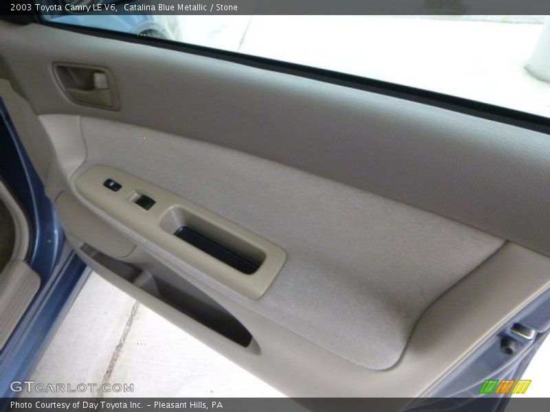 Catalina Blue Metallic / Stone 2003 Toyota Camry LE V6