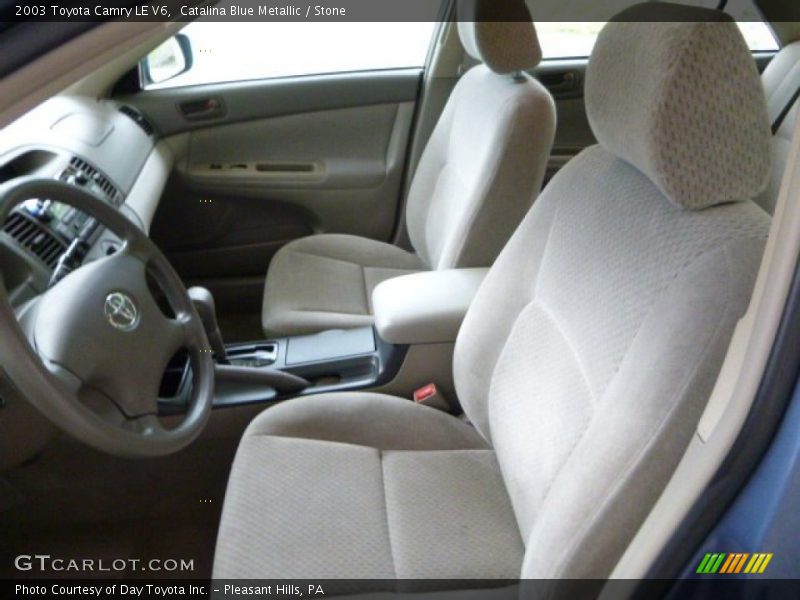 Catalina Blue Metallic / Stone 2003 Toyota Camry LE V6