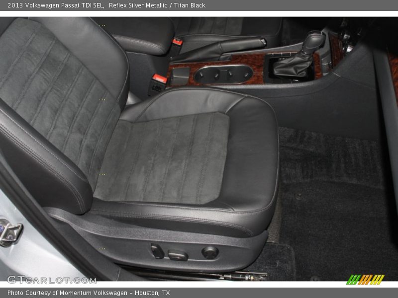 Reflex Silver Metallic / Titan Black 2013 Volkswagen Passat TDI SEL