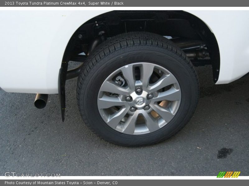 Super White / Black 2013 Toyota Tundra Platinum CrewMax 4x4