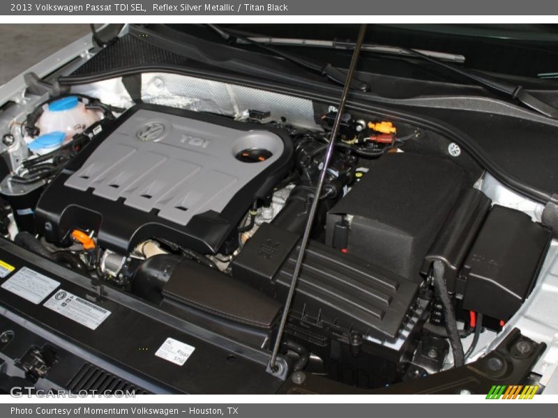 Reflex Silver Metallic / Titan Black 2013 Volkswagen Passat TDI SEL