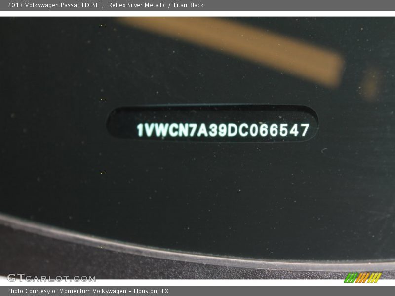 Reflex Silver Metallic / Titan Black 2013 Volkswagen Passat TDI SEL