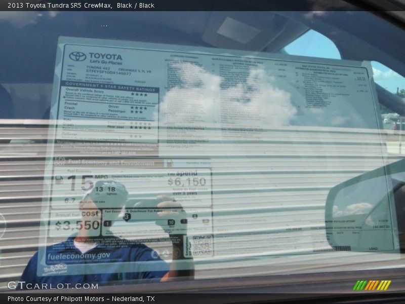 Black / Black 2013 Toyota Tundra SR5 CrewMax