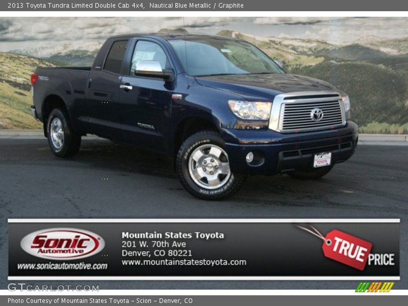 Nautical Blue Metallic / Graphite 2013 Toyota Tundra Limited Double Cab 4x4