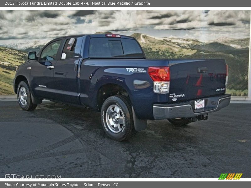 Nautical Blue Metallic / Graphite 2013 Toyota Tundra Limited Double Cab 4x4