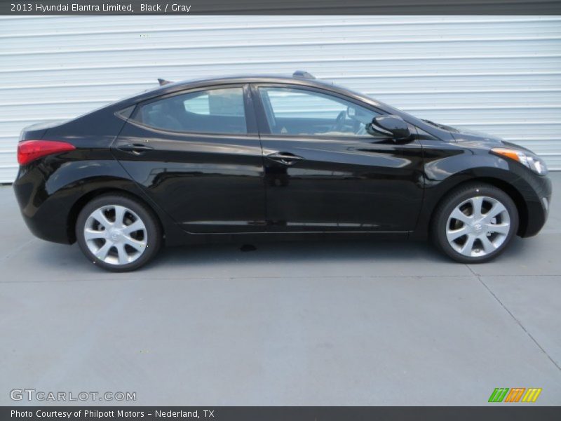 Black / Gray 2013 Hyundai Elantra Limited