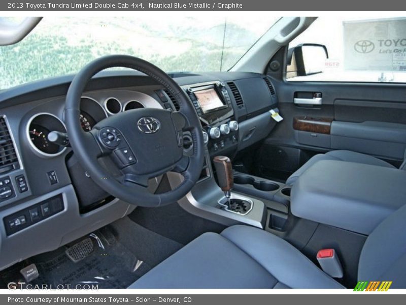 Nautical Blue Metallic / Graphite 2013 Toyota Tundra Limited Double Cab 4x4