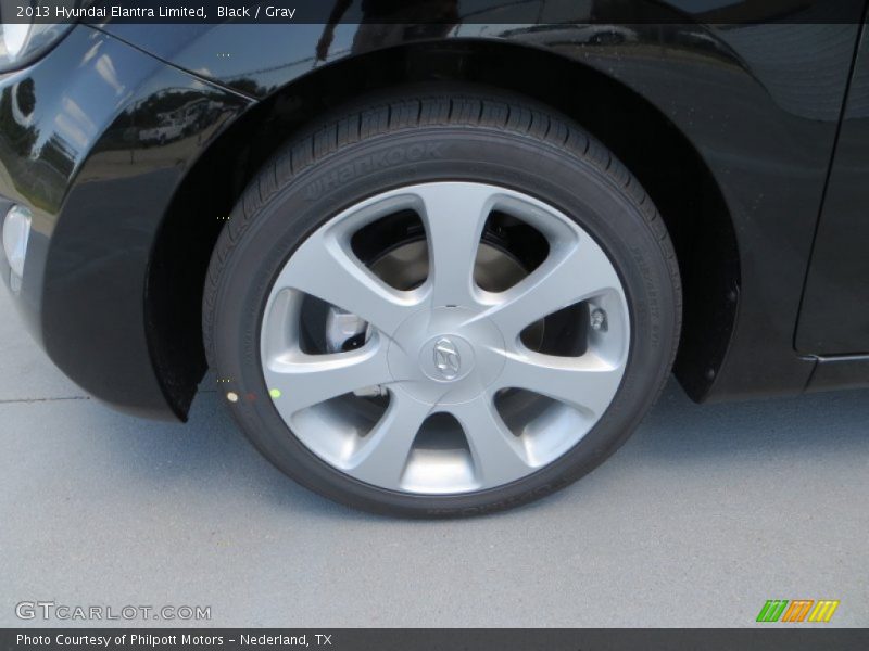 Black / Gray 2013 Hyundai Elantra Limited