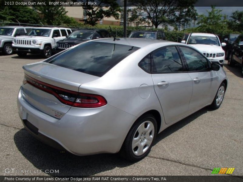 Bright Silver Metallic / Black 2013 Dodge Dart Aero