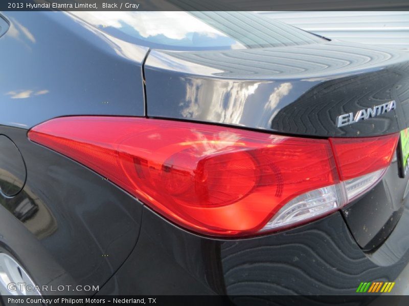 Black / Gray 2013 Hyundai Elantra Limited