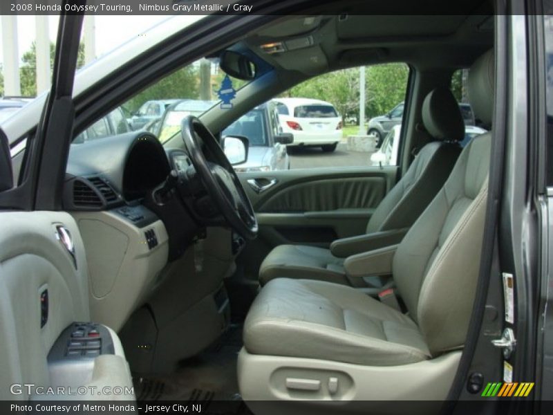 Nimbus Gray Metallic / Gray 2008 Honda Odyssey Touring