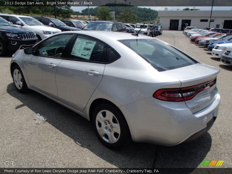 Bright Silver Metallic / Black 2013 Dodge Dart Aero