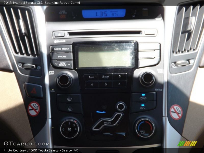 Sparkling Ruby / Camel 2013 Hyundai Sonata GLS