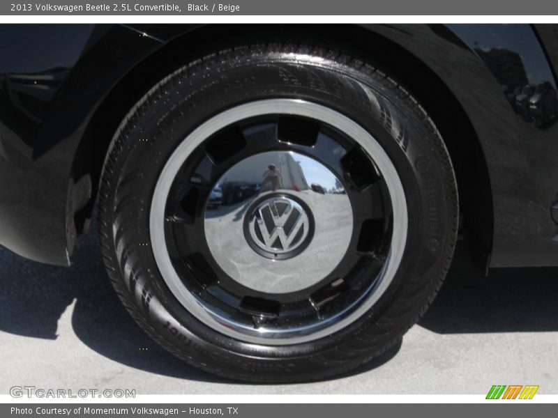 Black / Beige 2013 Volkswagen Beetle 2.5L Convertible