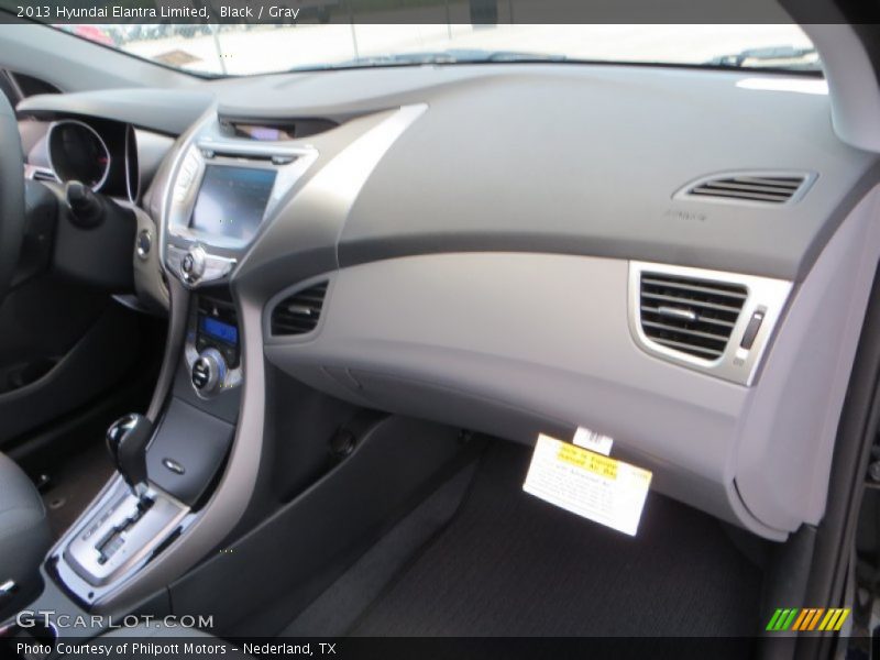 Black / Gray 2013 Hyundai Elantra Limited