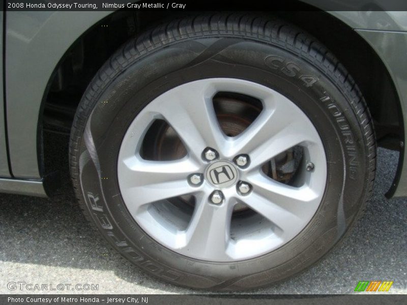 Nimbus Gray Metallic / Gray 2008 Honda Odyssey Touring