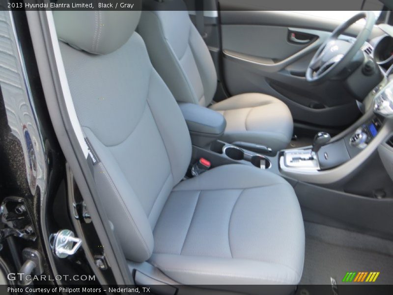 Black / Gray 2013 Hyundai Elantra Limited