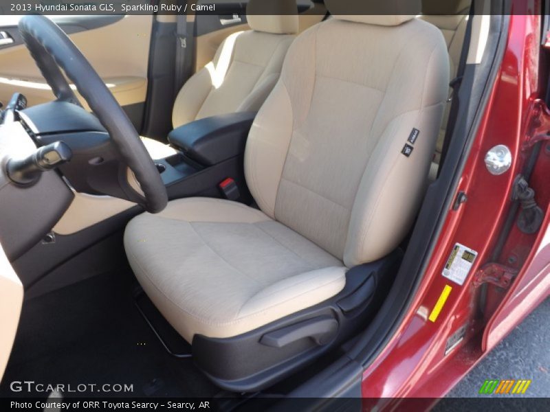 Sparkling Ruby / Camel 2013 Hyundai Sonata GLS