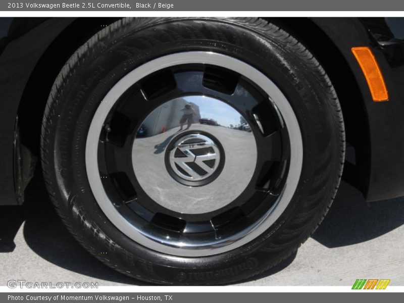 Black / Beige 2013 Volkswagen Beetle 2.5L Convertible