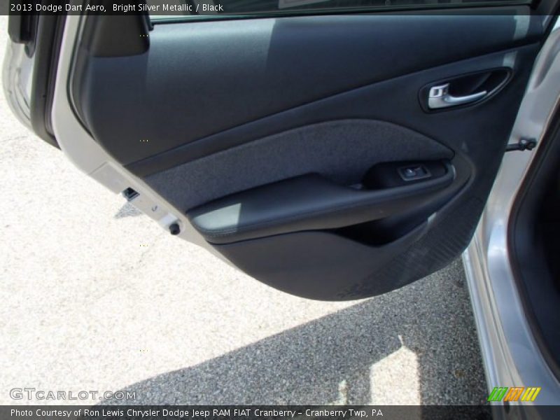 Bright Silver Metallic / Black 2013 Dodge Dart Aero