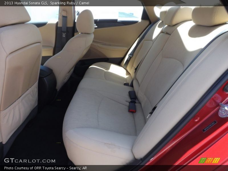 Sparkling Ruby / Camel 2013 Hyundai Sonata GLS