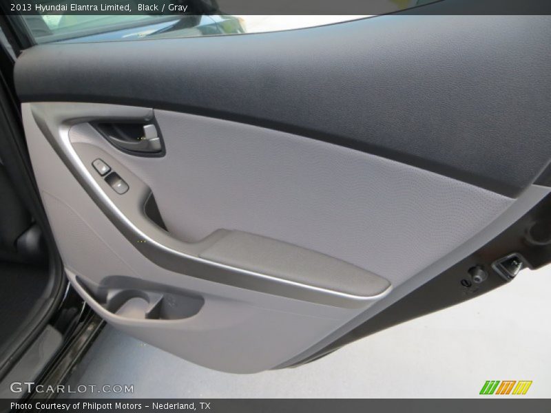 Black / Gray 2013 Hyundai Elantra Limited