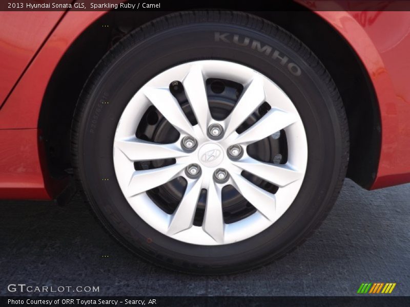 Sparkling Ruby / Camel 2013 Hyundai Sonata GLS