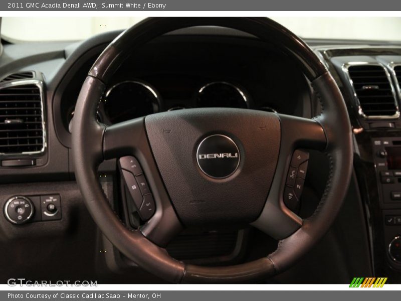 Summit White / Ebony 2011 GMC Acadia Denali AWD