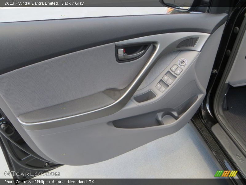 Black / Gray 2013 Hyundai Elantra Limited