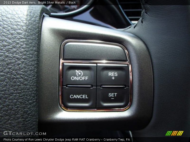 Bright Silver Metallic / Black 2013 Dodge Dart Aero