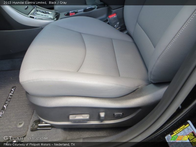 Black / Gray 2013 Hyundai Elantra Limited