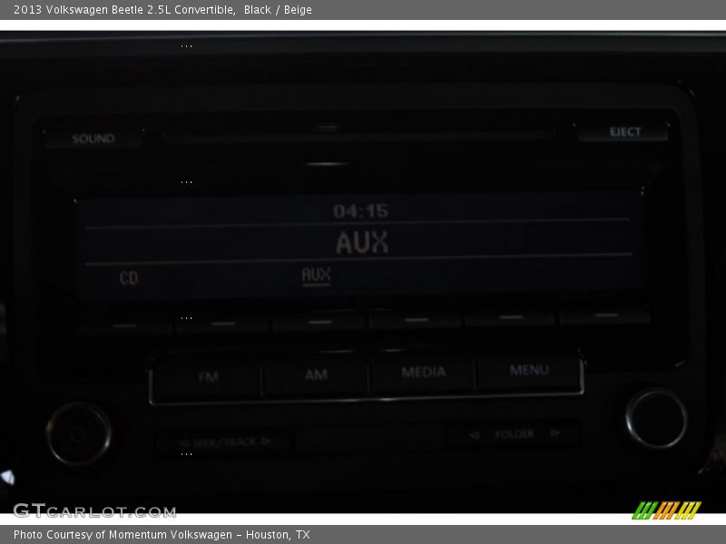 Black / Beige 2013 Volkswagen Beetle 2.5L Convertible