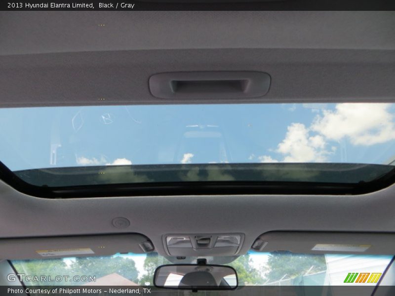 Black / Gray 2013 Hyundai Elantra Limited