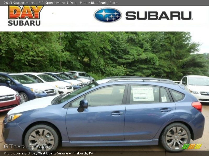 Marine Blue Pearl / Black 2013 Subaru Impreza 2.0i Sport Limited 5 Door