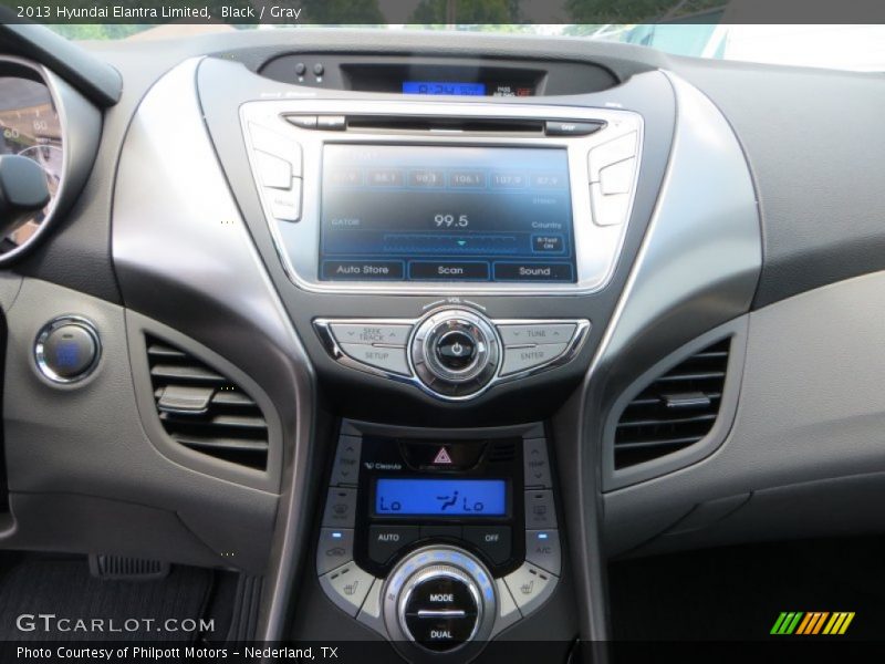 Black / Gray 2013 Hyundai Elantra Limited