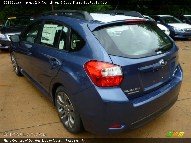 Marine Blue Pearl / Black 2013 Subaru Impreza 2.0i Sport Limited 5 Door