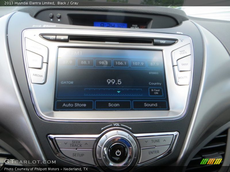 Black / Gray 2013 Hyundai Elantra Limited