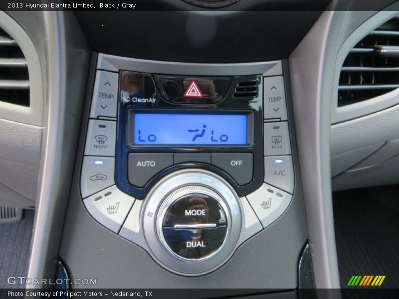 Black / Gray 2013 Hyundai Elantra Limited