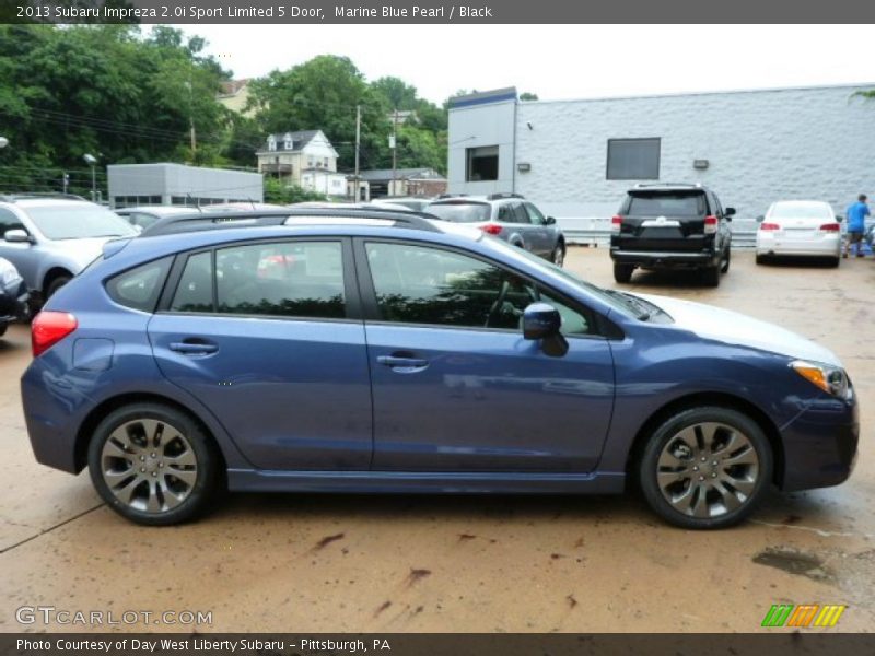 Marine Blue Pearl / Black 2013 Subaru Impreza 2.0i Sport Limited 5 Door