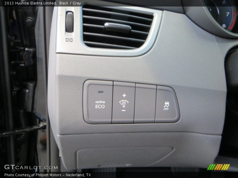 Black / Gray 2013 Hyundai Elantra Limited