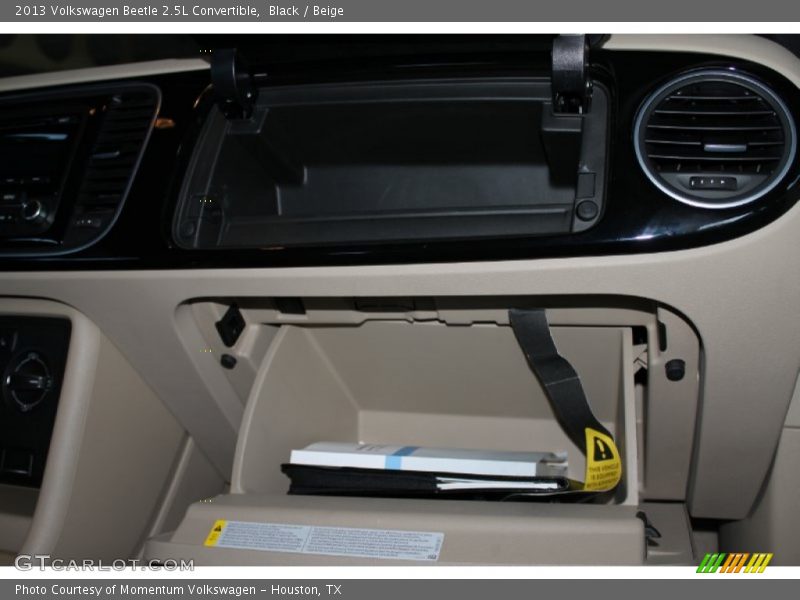 Black / Beige 2013 Volkswagen Beetle 2.5L Convertible