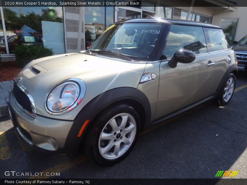 Sparkling Silver Metallic / Grey/Carbon Black 2010 Mini Cooper S Hardtop