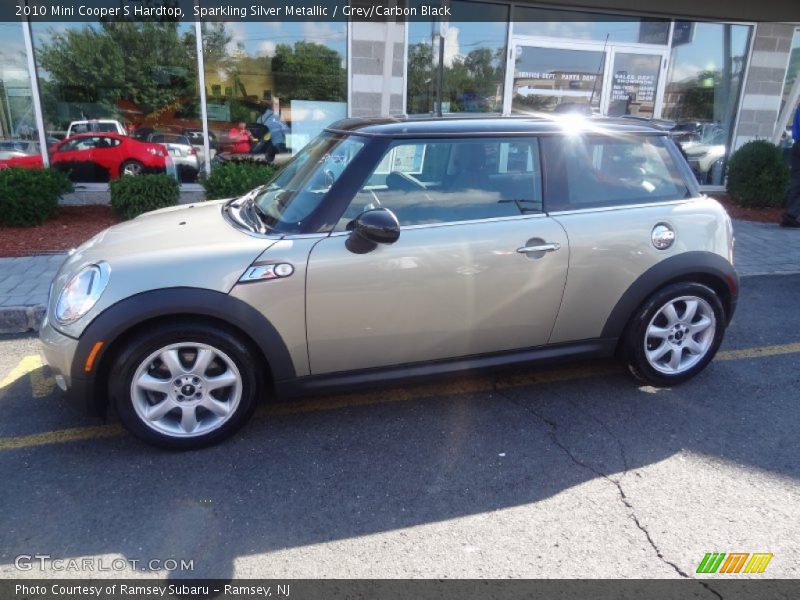 Sparkling Silver Metallic / Grey/Carbon Black 2010 Mini Cooper S Hardtop