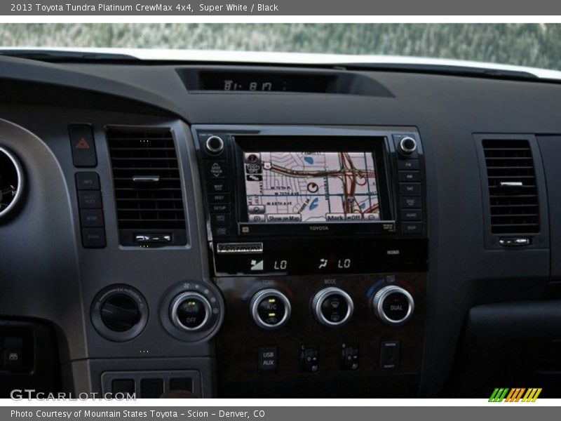 Super White / Black 2013 Toyota Tundra Platinum CrewMax 4x4